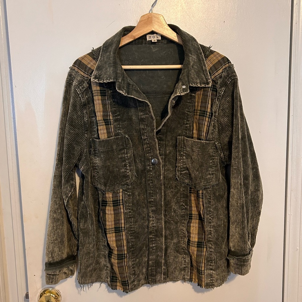 Vintage corduroy/flannel button up